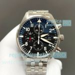 TW Factory Swiss Clone IWC Pilot's Spitfire Schaffhausen Chronograph Blue Watch 43mm 